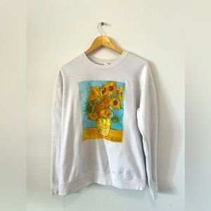Unisex Van Gogh Sunflower Sweater
